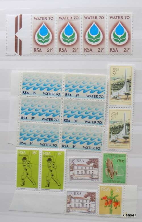 South Africa - Mixed Lot of 18 Unused stamps