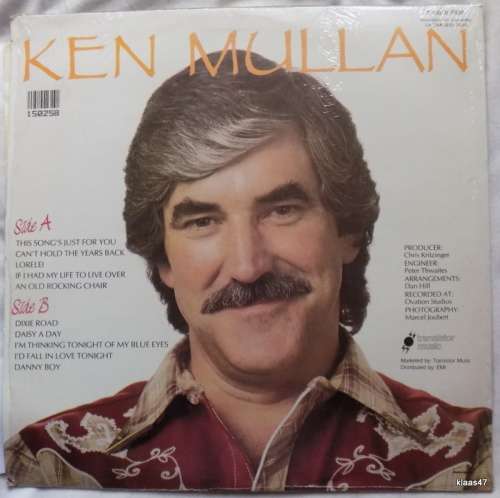 Ken Mullan - Can`t Hold the Years  Back - CBK (0)7038 - Some scratches