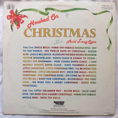 Hooked on Christmas - Music Team LP - TEAM 33 (L) 121 -  Some scratches