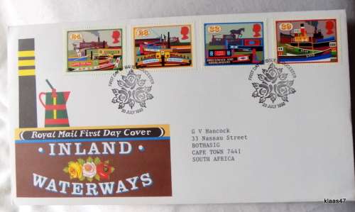 GB - 1993 - Inland Waterways - Royal Mail First Day Cover