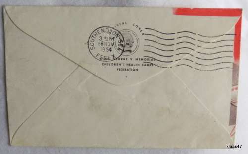 New Zealand - Official Cover - 1954 - Health Issue - Young Climber