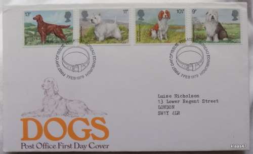 GB - 1979 - Dogs - Royal Mail First Day Cover