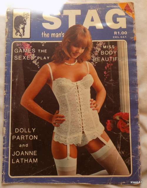 Vintage Stag - Nov 1982 - Note damaged cover and discolored pages