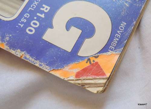 Vintage Stag - Nov 1982 - Note damaged cover and discolored pages