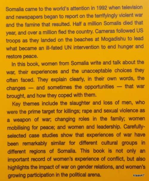 Somalia (The Untold Story) The War Through The Eyes of Somali Women - Paperback