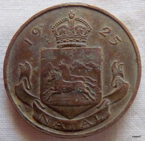 1925 Edward Prince of Wales Natal Visit, South Africa - Medallion -  No Clasp