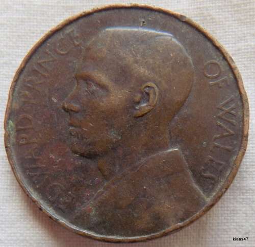 Cape Town - 1925 - Edward Prince of Wales medallion, Cape of Good Hope