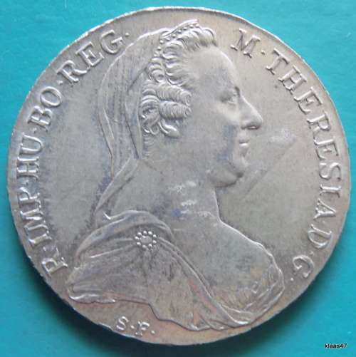Austria - Maria Theresia Thaler - 1780 X - Silver