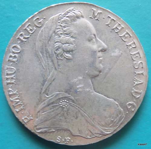 Austria - Maria Theresia Thaler - 1780 X - Silver