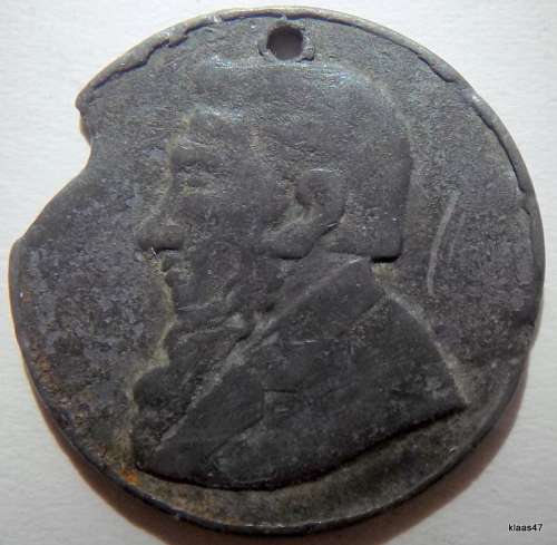 ZAR Zuid Afrikaanse Republiek - P KRUGER - PRESIDENT - Medallion (Damaged)