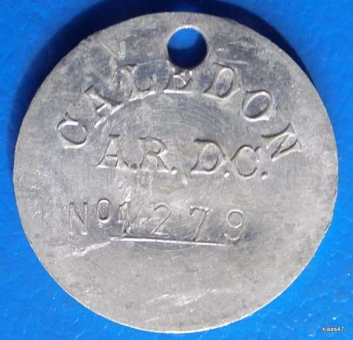 Dog Licence - 1981 - Caledon - A.R./D.C. No 1279