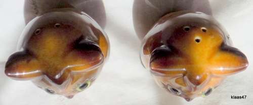 Porcelain Balboa Salt and Pepper Owls