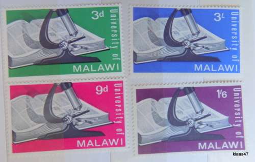 Malawi - 1965 - Malawi University - Set of 4 Unused stamps