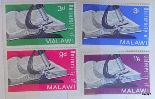 Malawi - 1965 - Malawi University - Set of 4 Unused stamps