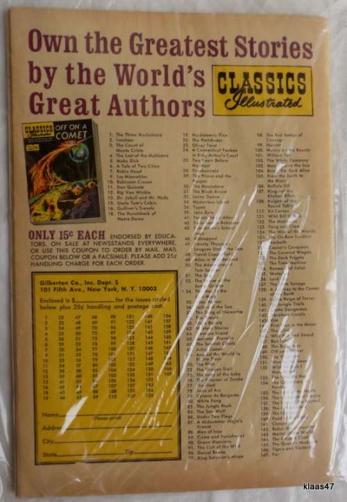 Classics Illustrated - No. 116 - 1967 - The Bottle Imp - Robert Louis Stevenson