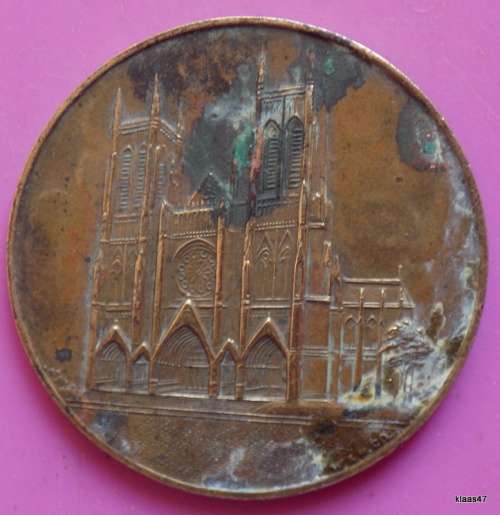 Token - Church of St John the Divine - (brass gilt)