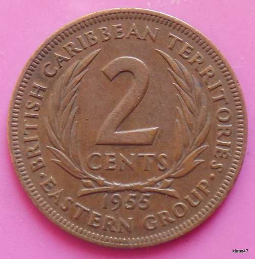 Eastern Caribbean States  British West Indies - 1955 - 2 cents