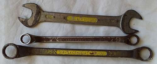 3 Old Spanners - 1 Gedore - 2 USA