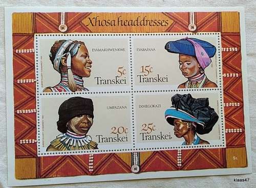 Transkei - 1981 - Miniature Sheet - Headdresses of Xhosa Women (Mint)