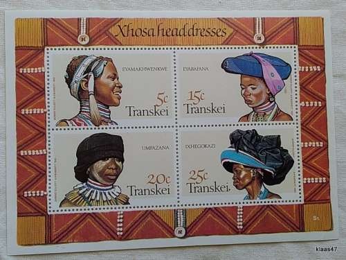 Transkei - 1981 - Miniature Sheet - Headdresses of Xhosa Women (Mint)