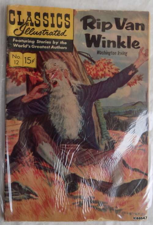 Classics Illustrated - No. 12 - 1966 - Rip Van Winkle - Washington Irving