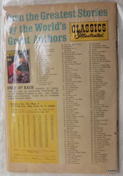 Classics Illustrated - No. 12 - 1966 - Rip Van Winkle - Washington Irving
