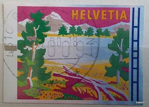 Switzerland - 1996 - Seasons - 1 Used ATM Label  (0090)