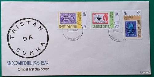 Tristan da Cunha - 1979 - Official first day cover - Sir Rowland Hill