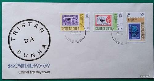 Tristan da Cunha - 1979 - Official first day cover - Sir Rowland Hill