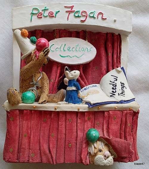 Peter Fagan Colour Box  Opening Night with Teddy Bears and Cats