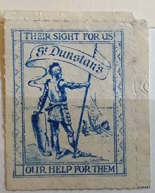 England - Charity Stamp - St. Dunstan`s (Blind Veterans) - 1 Stamp