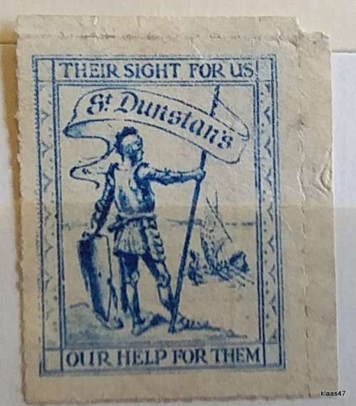 England - Charity Stamp - St. Dunstan`s (Blind Veterans) - 1 Stamp