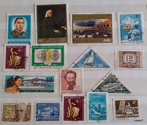 Hungary - Mixed Lot of 16 Used stamps
