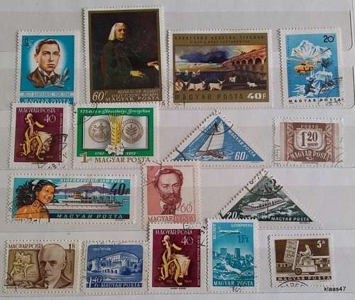 Hungary - Mixed Lot of 16 Used stamps