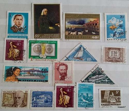 Hungary - Mixed Lot of 16 Used stamps