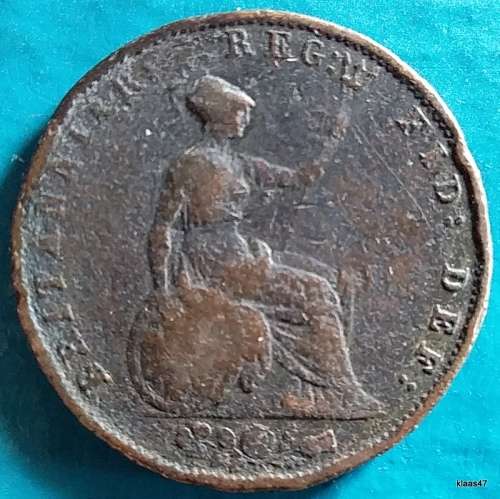 GB - 1854 - Victoria - Half Penny - Copper