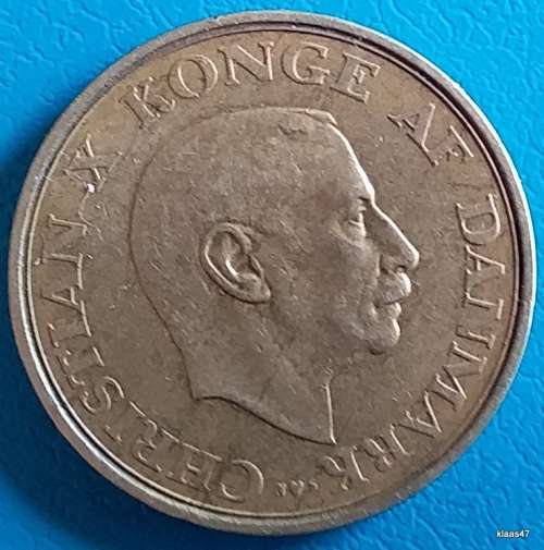 Denmark - 1946 - Christian X - 1 Krone - Aluminium-bronze