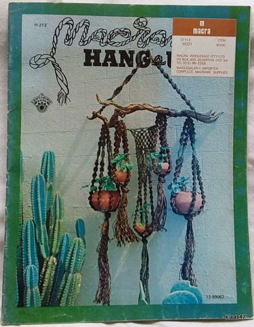Macrame Hang Ups - H-213 - Craft Course Publishers - 23 page Booklet