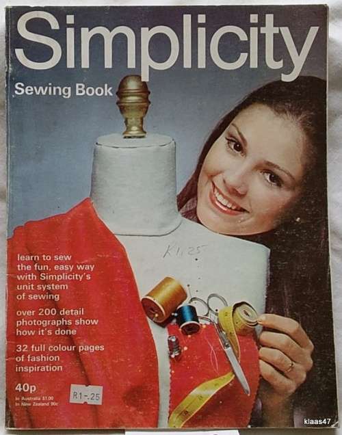 Simplicity Sewing Book - 1969 - Paperback