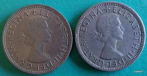 GB - Two Shilling x 2 - 1966/67 - Copper-nickel