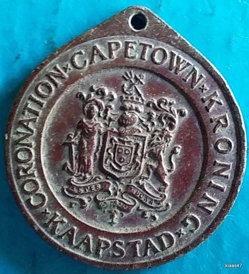 Coronation - 1953 - Elizabeth II - Cape Town Medallion