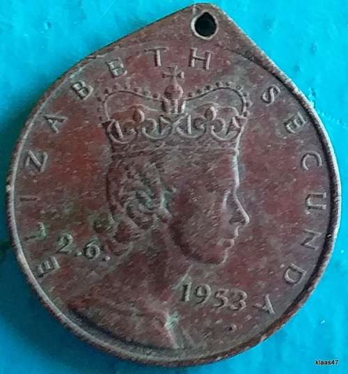 Coronation - 1953 - Elizabeth II - Cape Town Medallion
