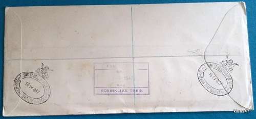 South Africa - Royal Visit - 1947 - Registration No. 9470 Royal Train Cachet