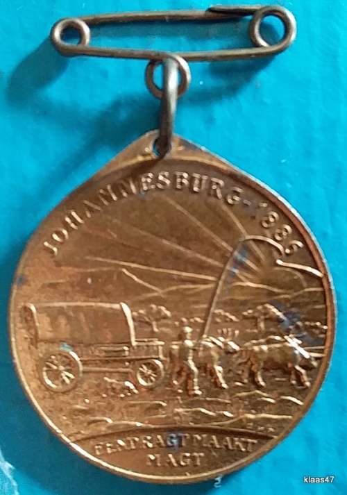 Rykstentoonstelling - 1936 - Empire Exhibition - Johannesburg - Medallion - Bronze plated