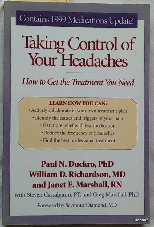 Taking Control of Your Headaches - Pau Duckro, William Richardson, Janet Marshall - Paperback