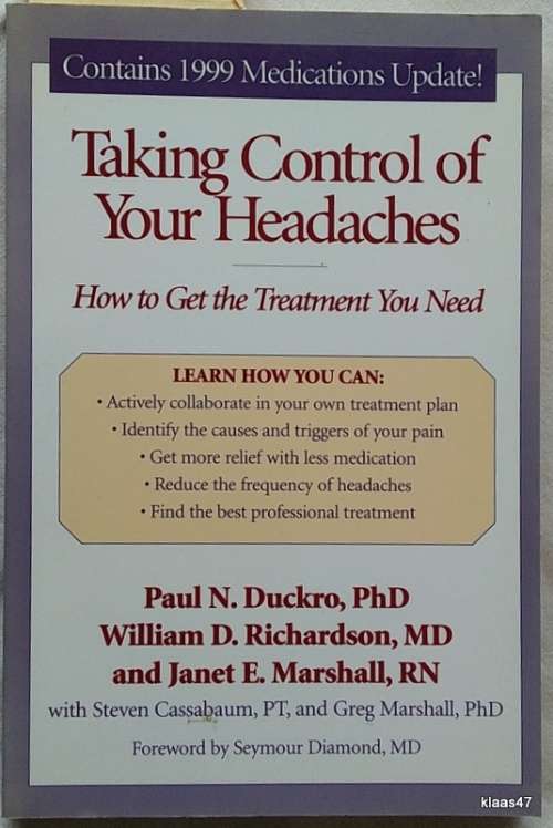 Taking Control of Your Headaches - Pau Duckro, William Richardson, Janet Marshall - Paperback