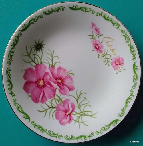 Hudson and Middleton Fine Bone China -December - Trinket Plate (Boxed)