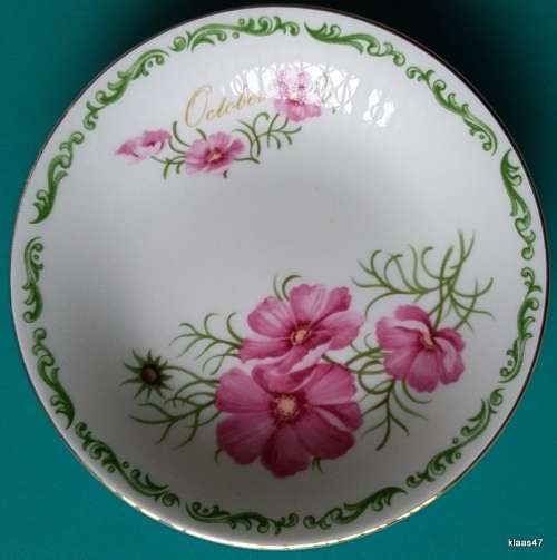 Hudson and Middleton Fine Bone China -December - Trinket Plate (Boxed)