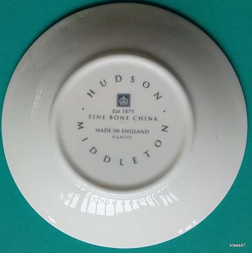 Hudson and Middleton Fine Bone China -December - Trinket Plate (Boxed)