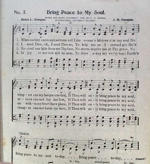 Hymns for His Praise. No 2. Revised (Music and lyrics) William Edward Biederwolf c 1910 - Paperback
